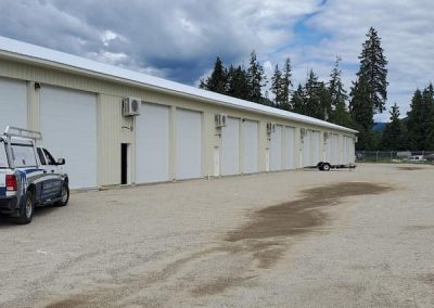 Salmon Arm Doors large storage location white doors