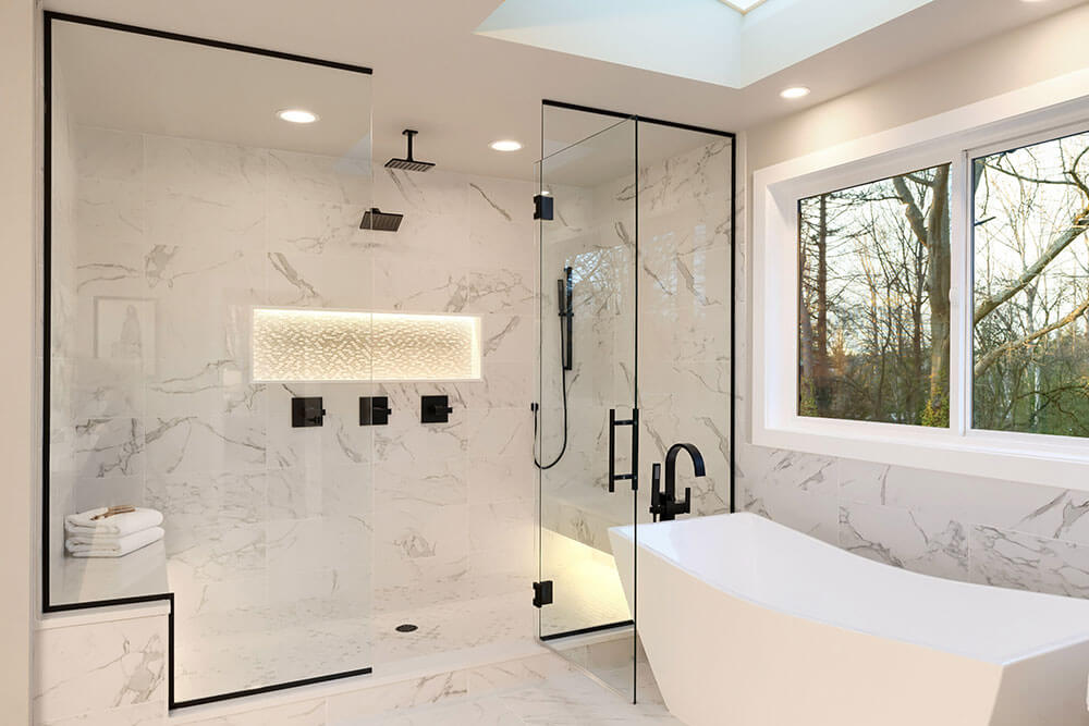 modern tub